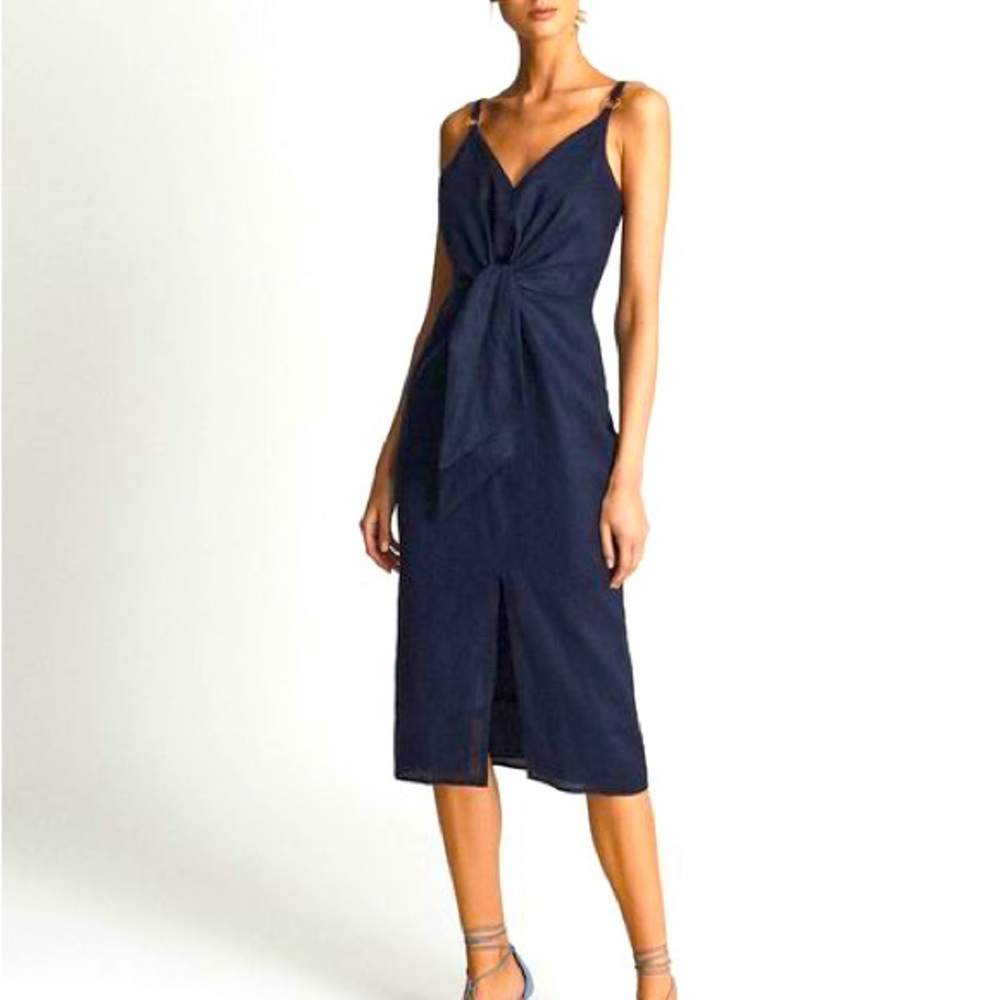 REISS THE KAY DRESS US size 6 navy